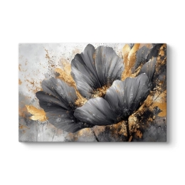 ΠΙΝΑΚΑΣ ΣΕ ΚΑΜΒΑ "FLOWERS WHISPERING IN THE NIGHT" MEGAPAP ΨΗΦΙΑΚΗΣ ΕΚΤΥΠΩΣΗΣ 140X100X3ΕΚ.