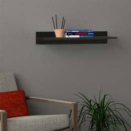ΡΑΦΙΕΡΑ ΤΟΙΧΟΥ SIMPLE MEGAPAP ΧΡΩΜΑ ΜΑΥΡΟ 60X24X10ΕΚ.