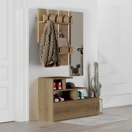 ΕΠΙΠΛΟ ΕΙΣΟΔΟΥ VESTY MEGAPAP ΧΡΩΜΑ ΑΝΟΙΧΤΟ ΚΑΡΥΔΙ 100X30X61ΕΚ.