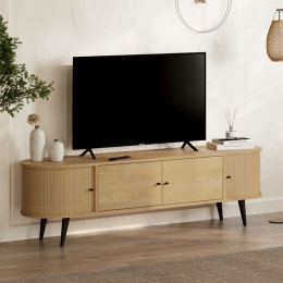 ΕΠΙΠΛΟ ΤΗΛΕΟΡΑΣΗΣ GENTLE MEGAPAP ΧΡΩΜΑ SAPPHIRE OAK 180X40X52ΕΚ.