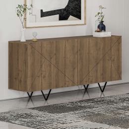 ΜΠΟΥΦΕΣ JAKOMEN MEGAPAP ΧΡΩΜΑ ΑΝΟΙΧΤΟ ΚΑΡΥΔΙ 180X41,7X80ΕΚ.