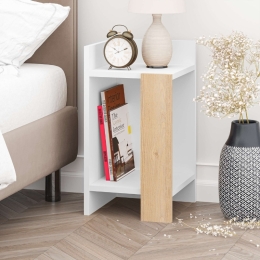ΚΟΜΟΔΙΝΟ ELOS MEGAPAP ΧΡΩΜΑ ΛΕΥΚΟ - SAPHHIRE OAK 30X31,7X55ΕΚ.