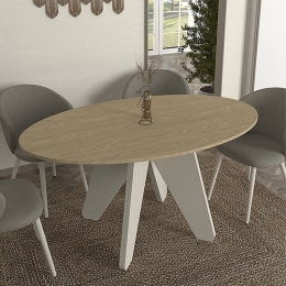 ΤΡΑΠΕΖΙ REBEL MEGAPAP ΧΡΩΜΑ ROTA OAK - SANDSTONE 150X90X75ΕΚ.