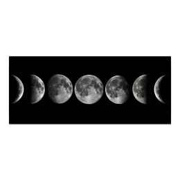 ΠΙΝΑΚΑΣ ΣΕ ΚΑΜΒΑ "THE MOON" MEGAPAP ΨΗΦΙΑΚΗΣ ΕΚΤΥΠΩΣΗΣ 120X50X3ΕΚ.