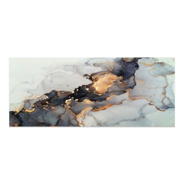 ΠΙΝΑΚΑΣ ΣΕ ΚΑΜΒΑ "ABSTRACT GOLDEN DREAM" MEGAPAP ΨΗΦΙΑΚΗΣ ΕΚΤΥΠΩΣΗΣ 120X50X3ΕΚ.