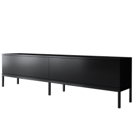 ΕΠΙΠΛΟ ΤΗΛΕΟΡΑΣΗΣ LORD MEGAPAP ΧΡΩΜΑ ΜΑΥΡΟ 180X30X47ΕΚ.