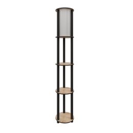 ΦΩΤΙΣΤΙΚΟ ΔΑΠΕΔΟΥ NOVA MEGAPAP MDF - PVC ΥΦΑΣΜΑ ΧΡΩΜΑ ΚΑΡΥΔΙ - ΜΑΥΡΟ 24X25X150ΕΚ.