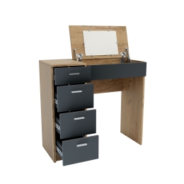 ΤΟΥΑΛΕΤΑ TAB ΧΡΥΣΟ ΔΡΥΣ-ΓΡΑΦΙΤΗ 90X42X82-110CM