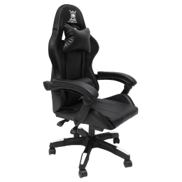 ΠΟΛΥΘΡΟΝΑ GAMING DARREN HM1203.04 ΜΑΥΡΟ-ΛΕΥΚΟ PVC & NYLON 58.5x100x120Υεκ.