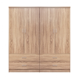 ΣΕΤ 2 ΤΜΧ ΝΤΟΥΛΑΠΑ 4ΦΥΛΛΗ ΜΕ 4 ΣΥΡΤΑΡΙΑ SONAMA 160X42X181 HM11349.02
