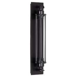 ΑΠΛΙΚΑ ΤΟΙΧΟΥ 2ΦΩΤΗ BEACON HM4463 ΜΕΤΑΛΛΟ ΣΕ ΜΑΥΡΟ 10x10x47Υεκ.