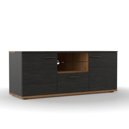 ΕΠΙΠΛΟ ΤΗΛΕΟΡΑΣΗΣ ADEL ΚΑΠΝΟΥ (TOBACCO) ΜΕ ΓΚΡΙ 129X39.6X52.5ΕΚ
