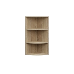 ALINA ΓΩΝΙΑΚΟ ΠΑΝΩ ΝΤΟΥΛΑΠΙ ΜΕ ΡΑΦΙΑ 28,5X28,5X71,8ΕΚ SONOMA