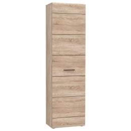 ΝΤΟΥΛΑΠΑ ΜΟΝΟΦΥΛΛΗ ΕΙΣΟΔΟΥ SOLO 55X34X197 SONOMA WENGE ΚΑΙ MDF