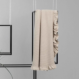 Κουβέρτα - Beatrice Light Beige Nima Υπέρδιπλο 230x250cm 100% Βαμβάκι