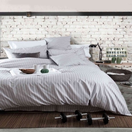 Σεντόνι Με Λάστιχο Granada Grey Ρυθμός Μονό 105x205cm 100% Βαμβάκι