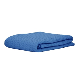 Κουβέρτα Βρεφική Michelle 8 Lake Blue Anna Riska Αγκαλιάς 80x115cm 100% Βαμβάκι