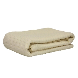 Κουβέρτα Βρεφική Michelle 1 Ivory Anna Riska Κούνιας 110x150cm 100% Βαμβάκι