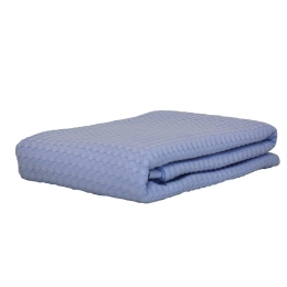 Κουβέρτα Βρεφική Michelle 2 Sky Blue Anna Riska Κούνιας 110x150cm 100% Βαμβάκι