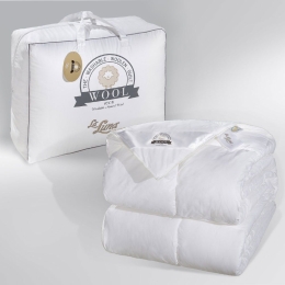 Πάπλωμα The Wool Natural Duvet White La Luna King Size Μαλλί