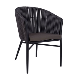 Πολυθρόνα Αλουμινίου HM5297.02 Γκρι 56X58X82,5cm