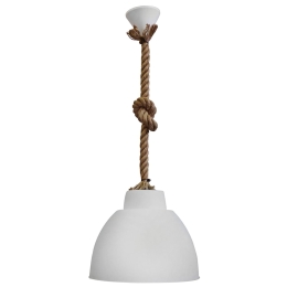 Φωτιστικό Bottle - 29  Rope 1L Ut-Wh 31-0941 Heronia Σχοινί,Γυαλί