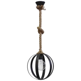 Φωτιστικό Lama Rope 1L Ut-Wh 31-0944 Heronia Σχοινί,Μέταλλο