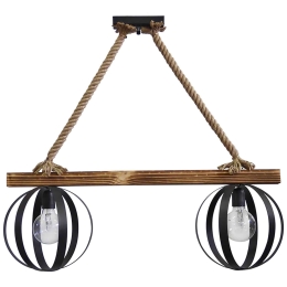 Φωτιστικό Lama Raga Rope 2l Ut-Wh 31-0953 Heronia Σχοινί,Μέταλλο