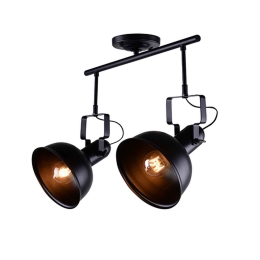 Δίφωτο Φωτιστικό EG167072CB Black Μέταλλο