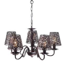 Πολύφωτο Φωτιστικό Οροφής EG169755PBC Copper & Black Μέταλλο