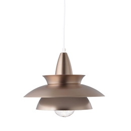 Φωτιστικό Οροφής KS07881PCG Bronze Μέταλλο