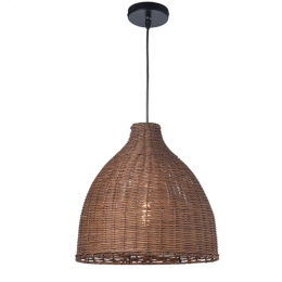 Φωτιστικό Οροφής ML1013011B Cane & Metal Brown Μέταλλο