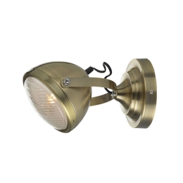 Φωτιστικό Τοίχου ML306131WBR Bronze Μέταλλο,Γυαλί