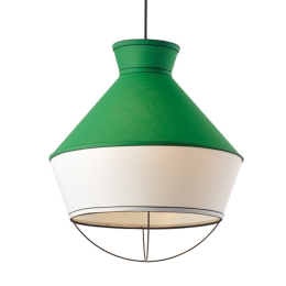 Φωτιστικό Οροφής V371963PE Emerald Μέταλλο,Ύφασμα