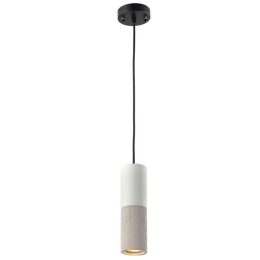 Φωτιστικό Οροφής Από Μέταλλο Και Πηλό V372581PCW White & Grey Πηλός