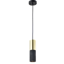 Φωτιστικό Οροφής Από Μέταλλο Και Πηλό V372581PCBB Black & Gold Πηλός