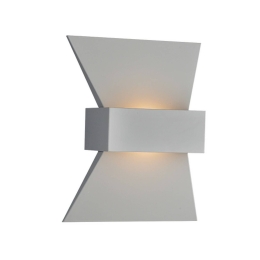Φωτιστικό Τοίχου ZD81166LEDGY Grey Αλουμίνιο