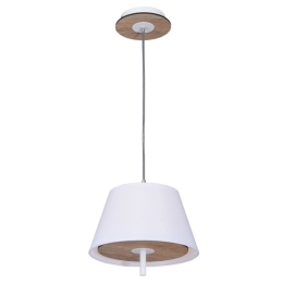 Φωτιστικό Οροφής Με Mdf ZM16281PLW Natural Mdf,Μέταλλο