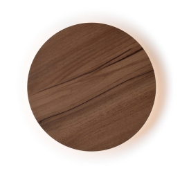 Πλαφονιέρα Με Mdf ZM1715LEDWDW Dark Brown Mdf,Μέταλλο