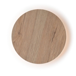 Φωτιστικό Τοίχου Με Mdf ZM1724LEDWLW Natural Mdf,Μέταλλο