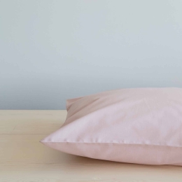 Σεντόνι Unicolors - Powder Pink Nima Μονό 160x260cm Χωρίς Λάστιχο 100% Βαμβάκι