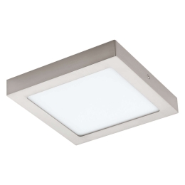 Φωτιστικό Οροφής - Πλαφονιέρα Led Silver 96679 Fueva-C Eglo Μέταλλο,Πλαστικό