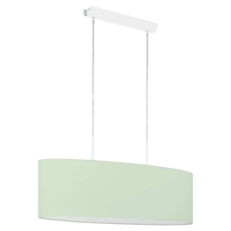 Φωτιστικό Οροφής 97379 Light Green Pasteri-P Eglo Μέταλλο,Ύφασμα