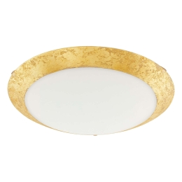 Φωτιστικό Οροφής - Πλαφονιέρα Led 98023 Gold Montenovo Eglo Μέταλλο,Γυαλί