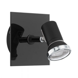Φωτιστικό Οροφής-Σποτ Led Tamara 1 33677 3000K Black Eglo Μέταλλο,Γυαλί