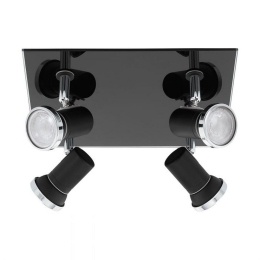 Φωτιστικό Οροφής-Σποτ Led Tamara 1 33678 3000K Black Eglo Μέταλλο,Γυαλί