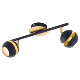 Φωτιστικό Σποτ Led 95483 Black - Gold Nocito Eglo Μέταλλο