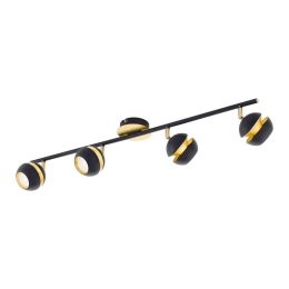 Φωτιστικό Σποτ Led 95485 Black - Gold Nocito Eglo Μέταλλο