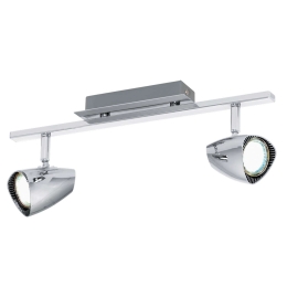 Φωτιστικό Σποτ Led 93673 Chromium Corbera Eglo Μέταλλο,Πλαστικό