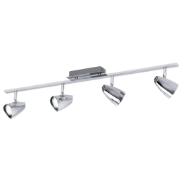 Φωτιστικό Σποτ Led 93675 Chromium Corbera Eglo Μέταλλο,Πλαστικό